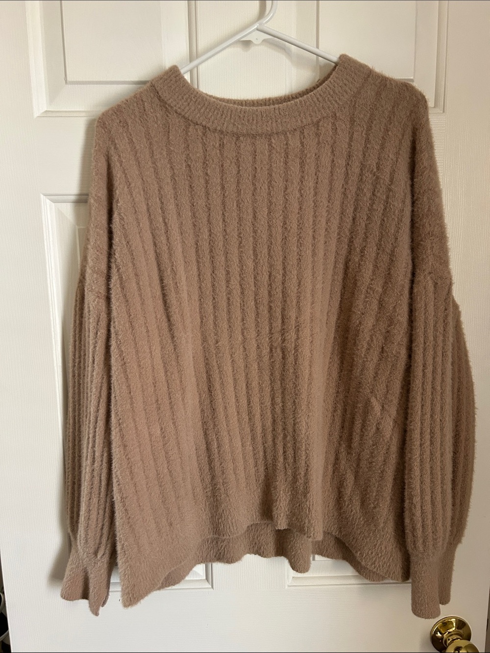 Aerie Cozy Ribbed Crewneck Sweater